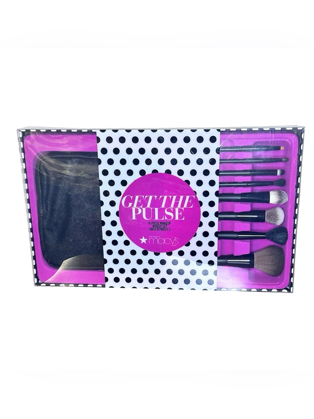 NIB - "Get the Pulse" 8-Piece Makeup Brush Set